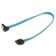 thumbnail image 4 of Cable SATA III De 6,0 Gbps En ángulo Recto De 90 Grados Con Pestillo De Bloqueo Azul De 305 Mm, 4 of 5