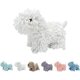 thumbnail image 1 of Toalla mano felpa cachorro microfibra ultra suave diseño perro lazo colgar baño, 1 of 7