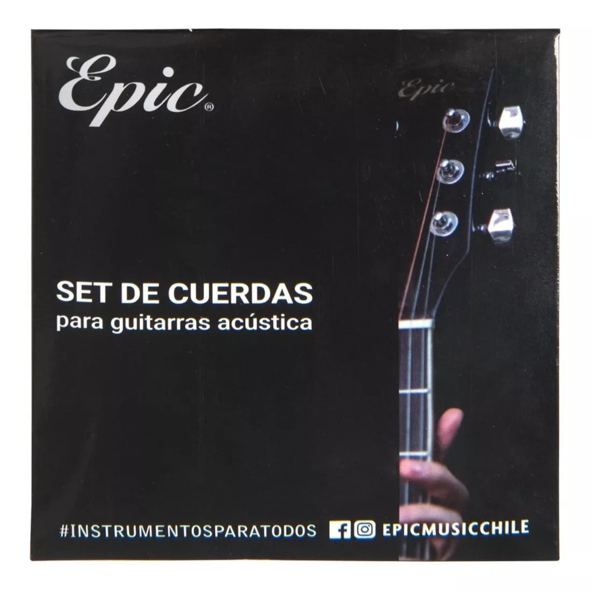 Cuerdas Metalicas Para Guitarra Acustica Epic 010-048