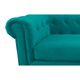 thumbnail image 4 of Sofá Florencia 3C Tela Velvet Azul Turquesa, 4 of 4