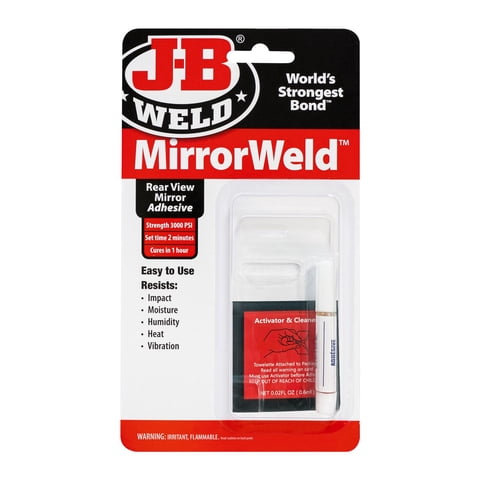 Adhesivo J-B Weld Mirrorweld 6 Ml Para Espejo Retrovisor