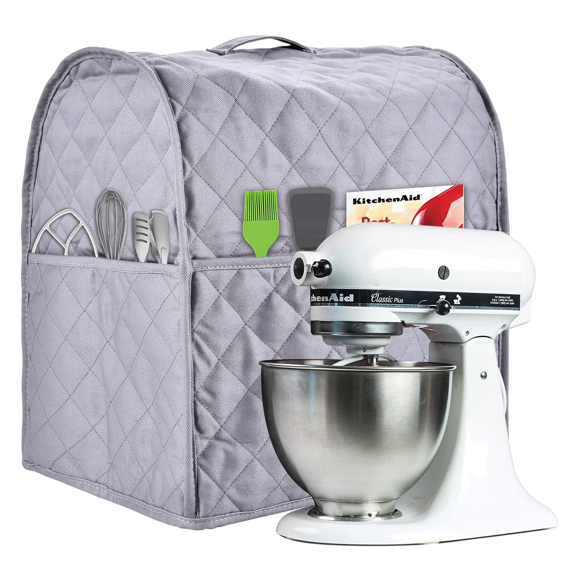 Funda Para Batidora De Pie Nalan Compatible Con Kitchenaid De 6 A 8 Cuartos