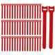 thumbnail image 1 of 50 Piezas De Bridas De Cable Liberables Gancho Y Bucle De Sujeción Extraíbles Para Trabajo Pesado Rojo, 1 of 1