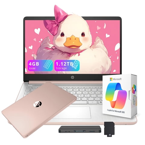 Laptop Hp 14"" Hd Intel N150 4 Gb Ram 1,12 Tb Wi‑Fi 6