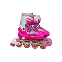 Genérico - Patin Lineal Con Luces Y Kit Talla M 35 38 Rosado