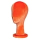 thumbnail image 3 of Cabeza Femenina Maniquí Sombrero Peluca Soporte De Exhibición Para Auriculares Gafas Sombrero De Halloween Naranja, 3 of 5