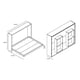thumbnail image 3 of Cama Plegable Manhattan 2 Plaza Base Normal, 3 of 4