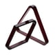 thumbnail image 1 of Juego de Estantes para Bolas de Billar Planas de 2 Piezas, Estantes para Bolas Triangulares, Sólidos para Accesorios, Suministros, Bolas Estándar, Jue Rojo, 1 of 5