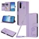 thumbnail image 1 of Funda Cartera Trébol para Xiaomi Redmi Note 8 4G con Ranuras Tarjetas y Carga Inalámbrica Morado claro, 1 of 6