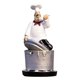 thumbnail image 5 of Delicado Chef Figurita Ornamento Estatua Modelo Cocina Hogar Restaurante Decoración Sentarse En La Cubierta De La Olla, 5 of 5