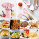 thumbnail image 5 of Juego de utensilios de cocina de 2 piezas, de madera, fáciles de limpiar, antiadherentes, color rosa, 5 of 5