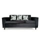 thumbnail image 3 of Seccional Intercambiable Roma Felpa Negro, 3 of 3