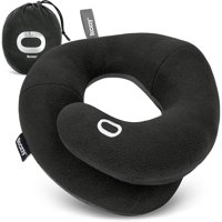 Almohada Cervical De Viaje Bcozzy Para Avión Con Doble Soporte