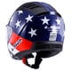 thumbnail image 5 of Casco LS2 Copter Open Face American Rojo/Blanco/Azul, tamaño pequeño, 5 of 7