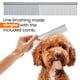 thumbnail image 5 of Cepillo slicker para perros DOODLEEZ, kit de aseo mediano, naranja, 5 of 7