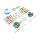thumbnail image 2 of Juego De Cuentas De Tablero De Clavijas De Madera, Juguete Sensorial Para Niños Y Niñas En Edad Preescolar A Partir De 3 Años, 2 of 3