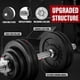 thumbnail image 4 of Juego de mancuernas Yes4All, ajustables, de hierro fundido, 18 kg, para gimnasio, 4 of 6