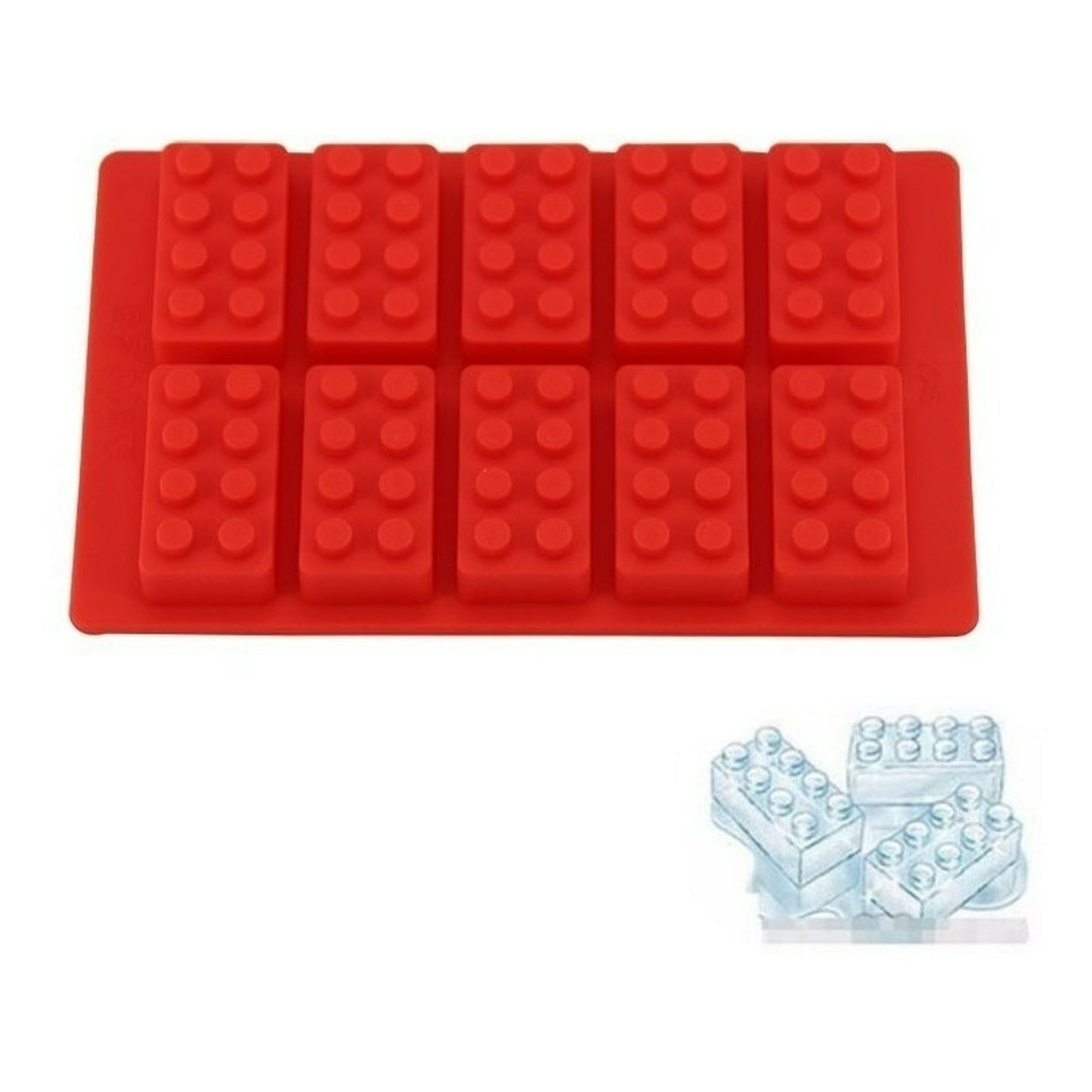 Genérico - Molde De Silicona Molde Fondant Molde Reposteria Molde Bloques