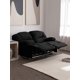 thumbnail image 1 of Bergere Perugia Reclinable 2 Cuerpos Tela Velvet Negro, 1 of 7