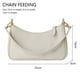 thumbnail image 2 of Bolso de mano tipo clutch con dos correas extraíbles y cierre de cremallera, tipo bandolera, tipo cartera de hombro para mujer, 2 of 6
