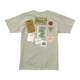 thumbnail image 2 of Polera Hombre Grizzly Griptape Bulletin Board Beige, 2 of 4