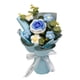 thumbnail image 2 of Ramo de flores de ganchillo con flores de punto, flor conservada tejida a mano terminada, regalo del Día de San Valentín para el cumpleaños del Día de Azul, 2 of 5