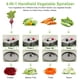 thumbnail image 3 of Espiralizador de verduras Voaesdk 4 en 1, color gris pesado, 3 of 7