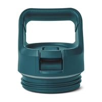 Tapa Con Pajita Para Botella Yeti Rambler, Color Agave, Verde Azulado