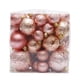 thumbnail image 1 of 50 Piezas De Bolas De Navidad Colgantes Con Dijes, Artículos Novedosos Para Fiestas, Decoraciones Navideñas En Oro Rosa, 1 of 3