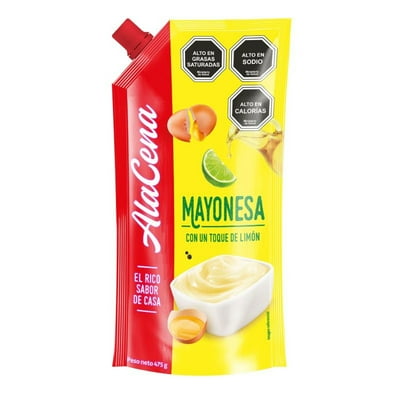 Mayonesa Con Toque De Limón Alacena Doypack 475 G Ala Cena