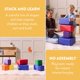 thumbnail image 4 of Bloques de espuma Back2School Express 15 cm‑30 cm surtidos, 4 of 9