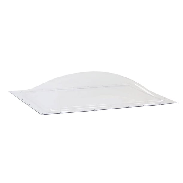 Cúpula exterior para claraboya de autocaravana SCT, transparente - 14" x 22", brida 17" x 25"