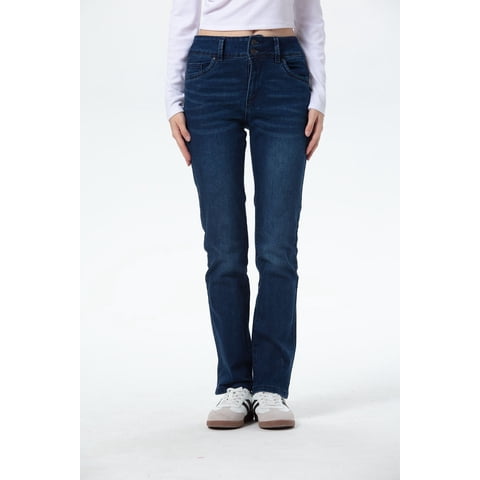 Fashionspark - Jeans Mujer Flo Calce Recto Azul Oscuro