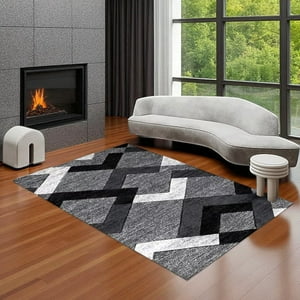 Genérico - Alfombras Lisas Con Diseños Efecto 3D 200X240 Cm Md03