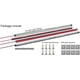 thumbnail image 3 of Tira de luz LED LMGYES 33 cm 7000 K Blanco (Pack de 4), 3 of 7