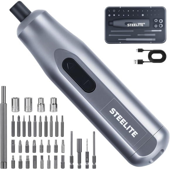 Destornillador Eléctrico STEELITE AZ6072 35 en 1 250 RPM 800 mAh