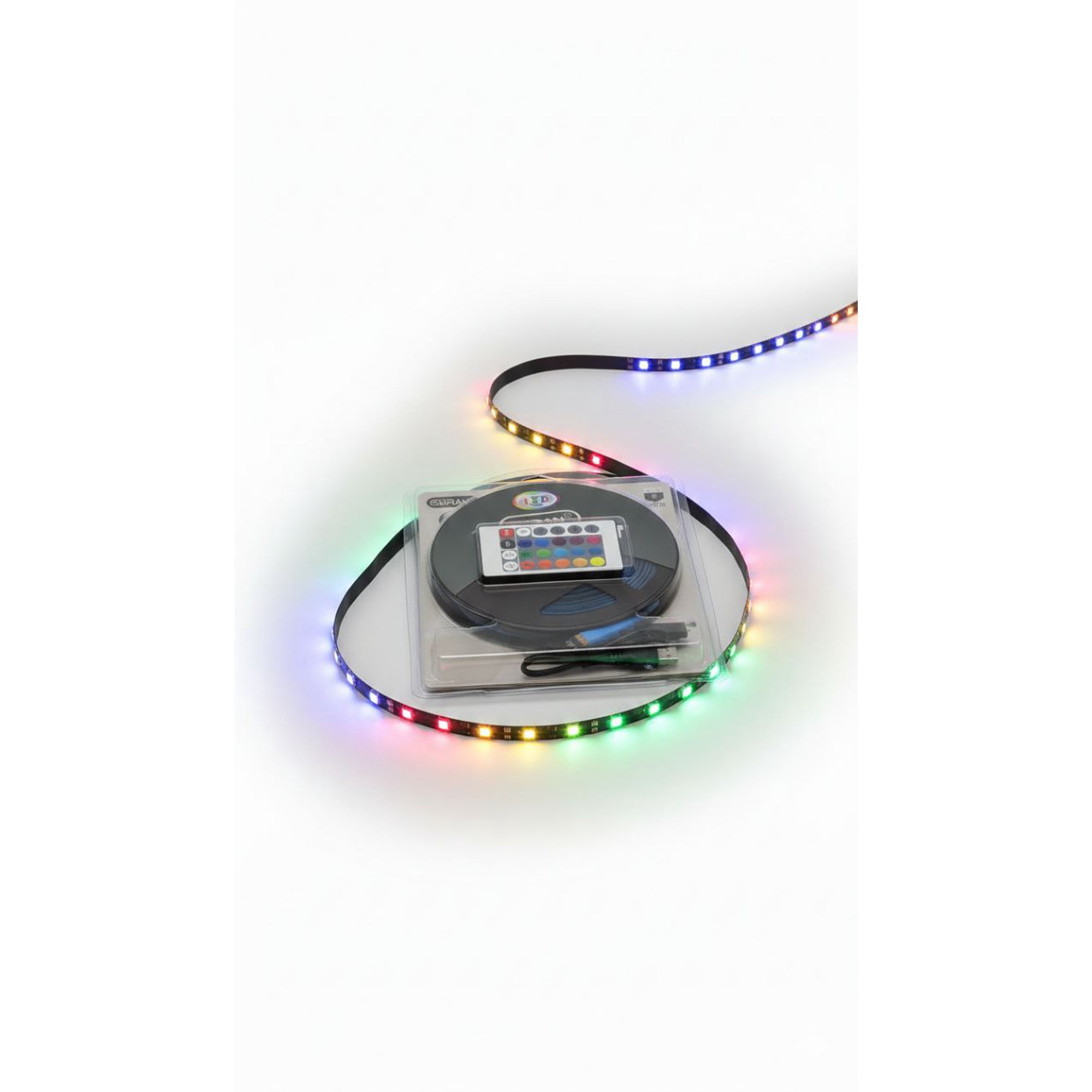 Tecnofonia - Cinta Tira Led Para Tv, Pc, Habitación Usb 5050 Rbg 2mts