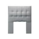 thumbnail image 1 of Respaldo De Cama 1.5 Plazas Manarola Felpa Gris, 1 of 3