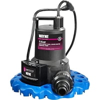 Bomba Para Cubierta De Piscina Wayne Wapc250 3000 Gph 1/4 Hp Azul