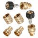 thumbnail image 5 of 8pcs 1/2 '' 3/4 '' Adaptador De Lavadora A Presión Acoplador Rápido Adaptador De Manguera De Jardín, 5 of 5
