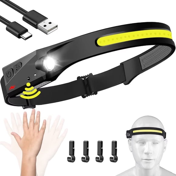 Linterna frontal recargable BIAT 230° Wide Beam, impermeable