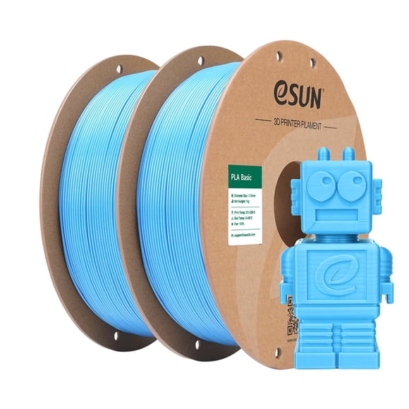 Filamento eSUN PLA Basic 1,75 mm 2 kg Azul claro