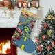 thumbnail image 1 of Rocket Power Tema: Calcetines de Navidad, fino lino blanco para colgar en escaleras y chimenea, decoración navideña para el hogar, regalo de Navidad. 45cm × 32cm, 1 of 5