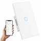 thumbnail image 1 of Apagador Interruptor Inteligente WiFi Táctil 1 Canales Blanco Sin Neutro Luz Pared EOLAND, 1 of 6