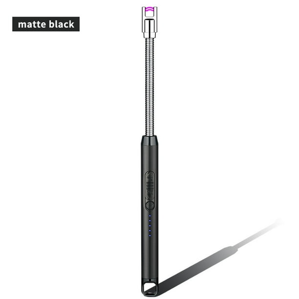 1pc Pulse Lighter With Rechargeable USB, 360° Electric Arc BBQ Lighter USB Windproof Lighter For Kitchen Outdoor Camping Picnic Dinner Gas Stove Igniter BBQ, Lighter With Double Switch, Anti-Touch, Wi