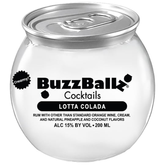 Cóctel Piña Colada 15° Lata 200 ml Buzzballz