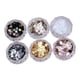 thumbnail image 5 of 6 Piezas De Lentejuelas Para Decoración De U?as Brillantes Para Mujeres Y Ni?as, Suministros Para Manualidades De Maquillaje, 5 of 5