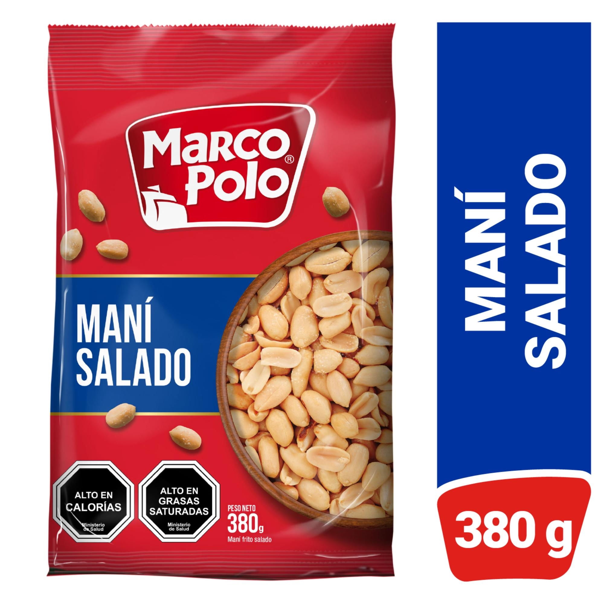 Maní Salado 380 g Marco Polo