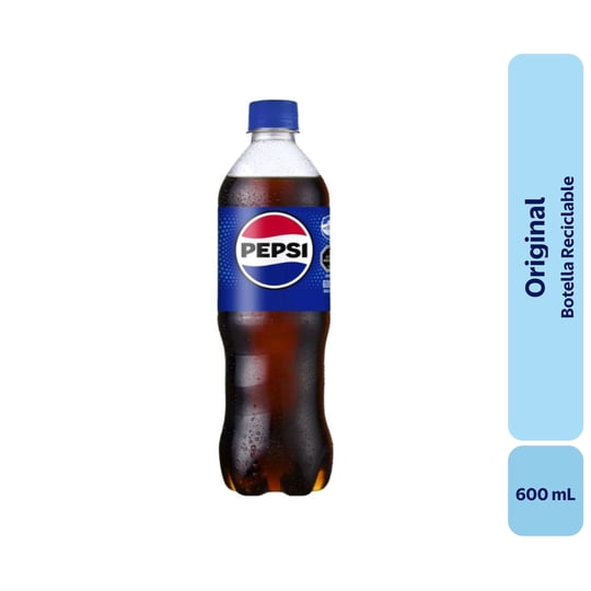 Bebida Original Botella 600 ml Pepsi