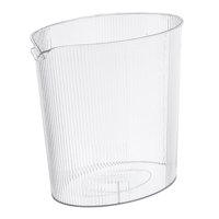 Bothyi - Cubo De Basura Papelera Papelera Papelera Transparente Para Inodoro De Oficina Blanco